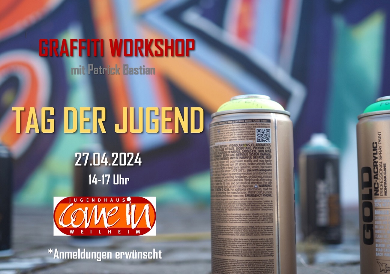 Graffiti-Workshop zum Tag der Jugend